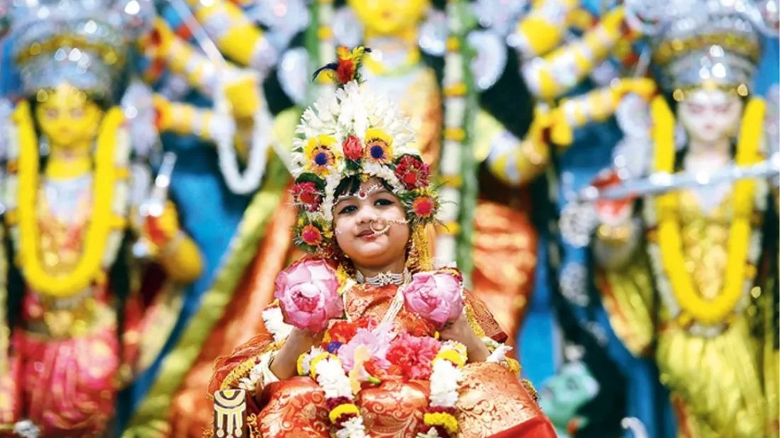 মহাঅষ্টমীতে কুমারী পূজা আজ